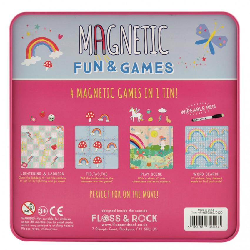 Magnetinis žaidimas, Vaivorykštės fėja 4 in 1