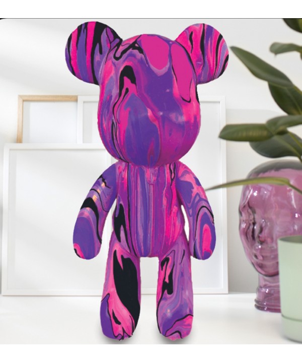 Splat Planet kūrybinis rinkinys Marble Bear, rožinis