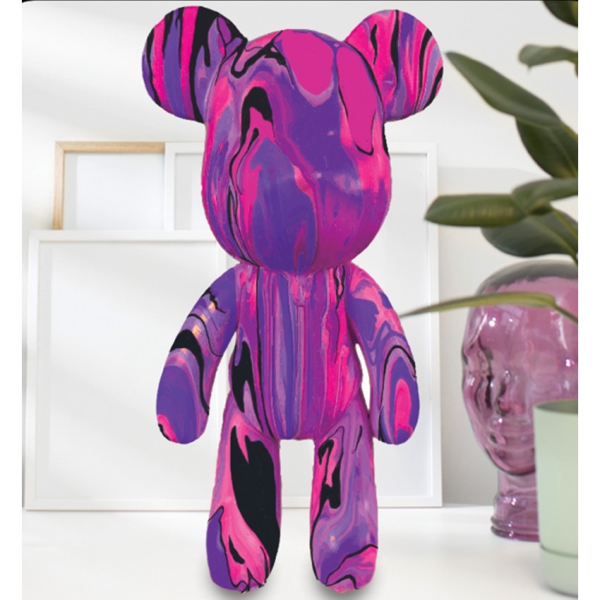 Splat Planet kūrybinis rinkinys Marble Bear, rožinis