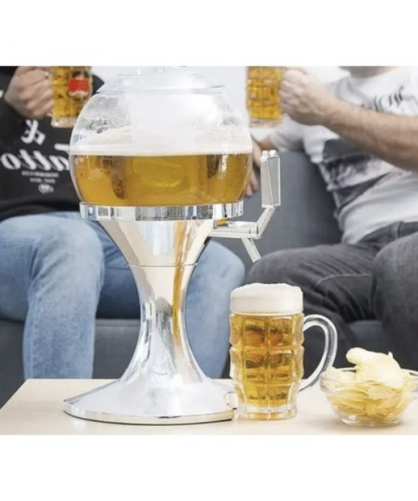 Gėrimų dozatorius su ledo talpa, 3,5 l. Prekė su pažeista pakuote. Pažeidimai matosi nuotraukuose.