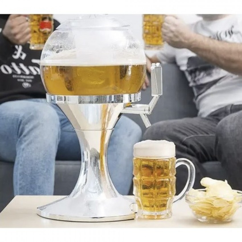 Gėrimų dozatorius su ledo talpa, 3,5 l. Prekė su pažeista pakuote. Pažeidimai matosi nuotraukuose.