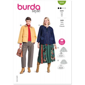 Burda moteriškos striukės  iškarpa Nr. 5695
