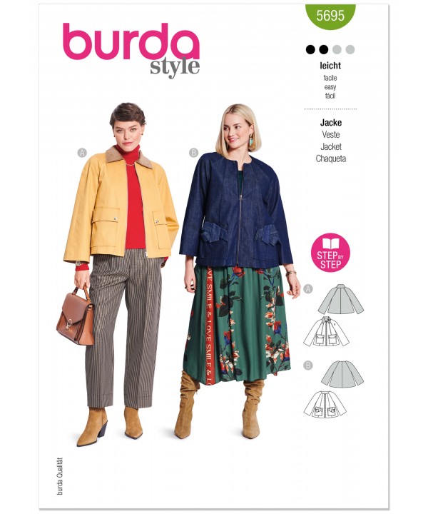 Burda moteriškos striukės  iškarpa Nr. 5695