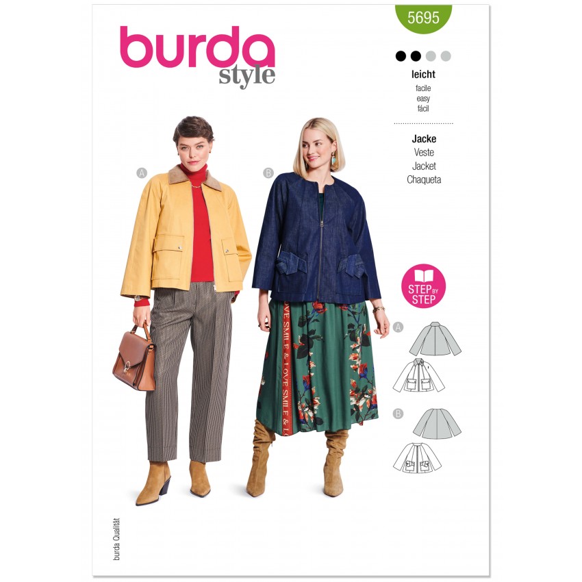 Burda moteriškos striukės  iškarpa Nr. 5695