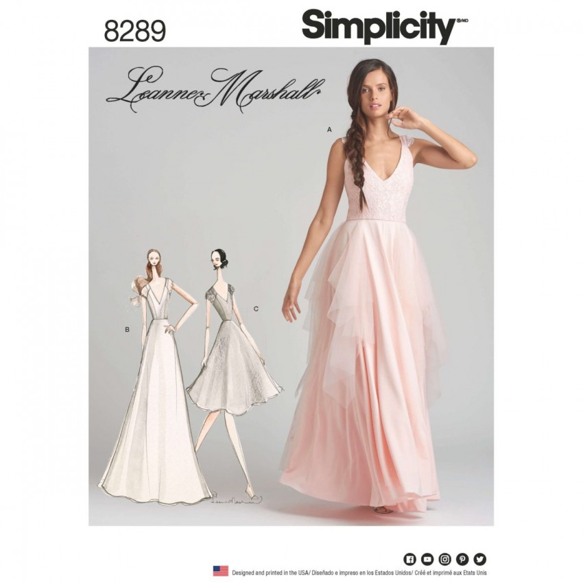 Simplicity SUKNELĖS iškarpa Nr. 8289