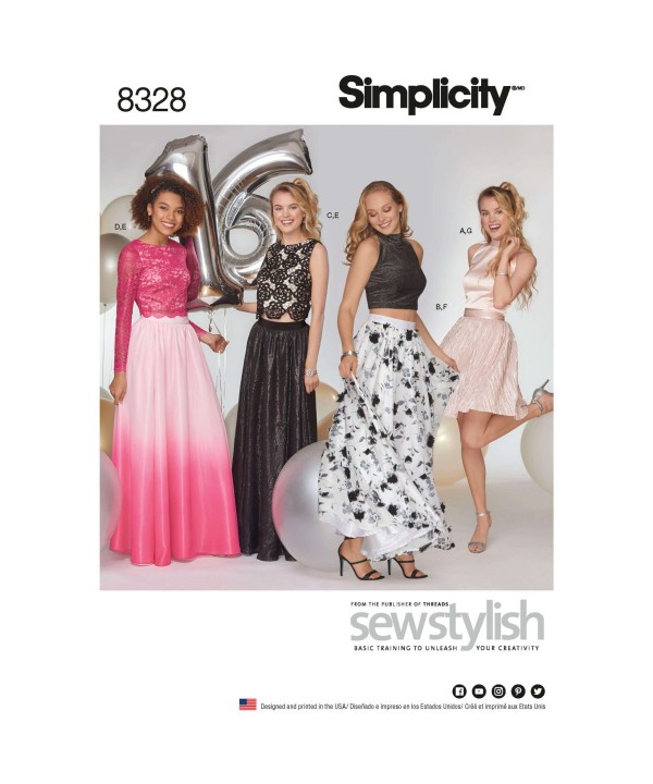 Simplicity  komplektuko  iškarpa Nr. 8328
