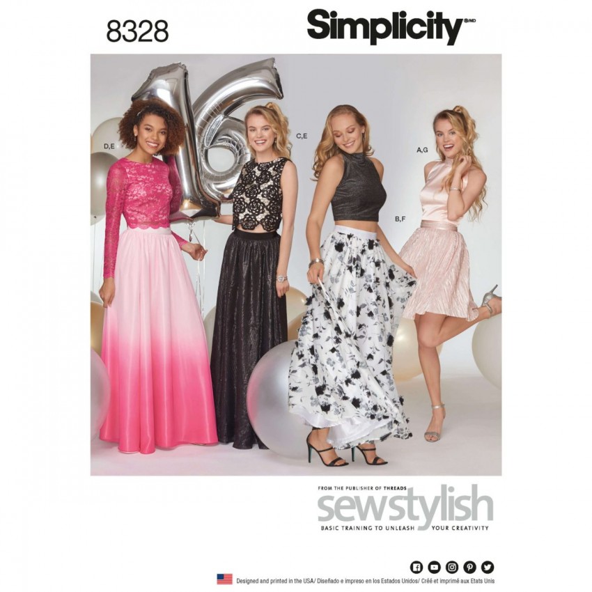 Simplicity  komplektuko  iškarpa Nr. 8328