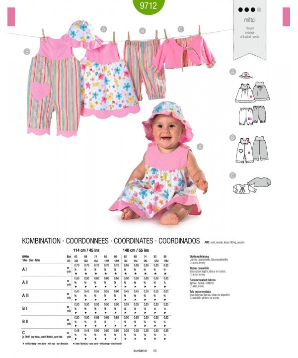 Komplektukas kūdikiams Nr. 9712