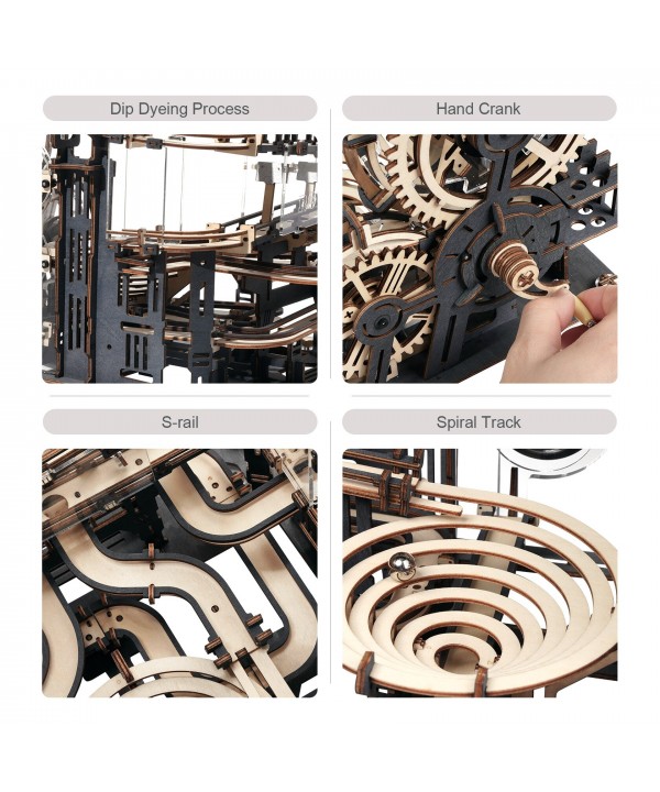 3D medinis mechaninis konstruktorius  Naktinis miestas