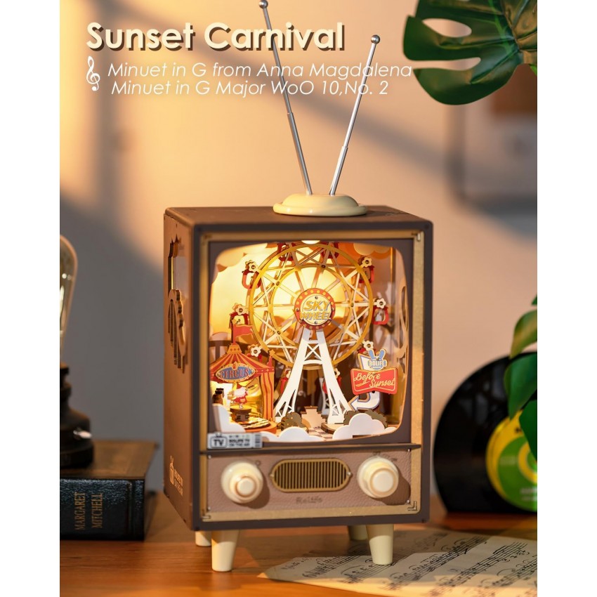 Muzikinis 3D medinis konstruktorius Sunset Carnival