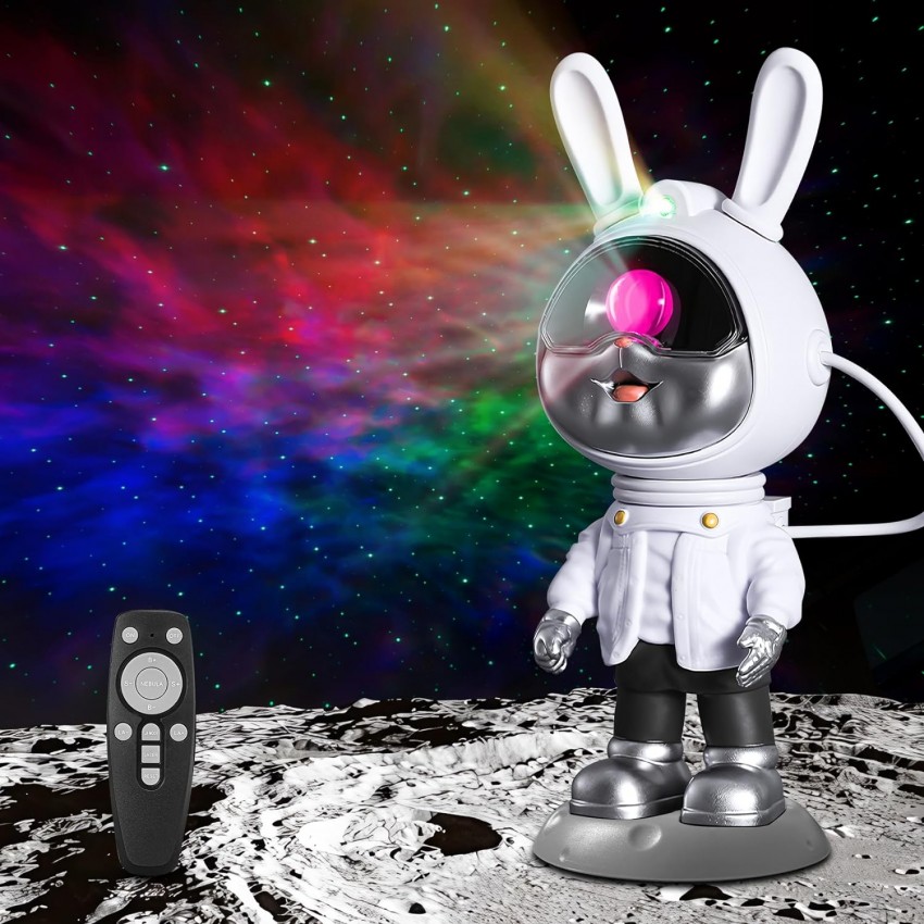 LED galaktikų ir žvaigždžių projektorius Astronautas Bunny