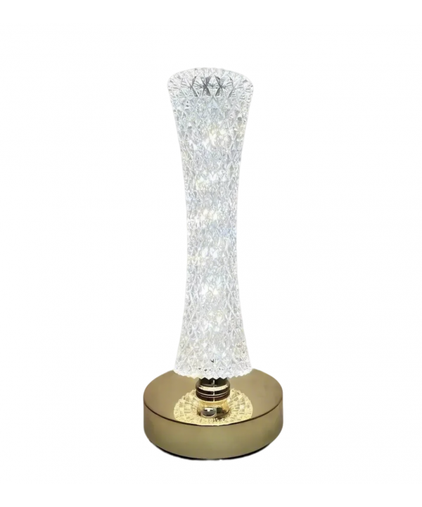 Modernus stalinis šviestuvas - 3 spalvų reguliuojamas LED naktinė lempa su USB įkrovimu