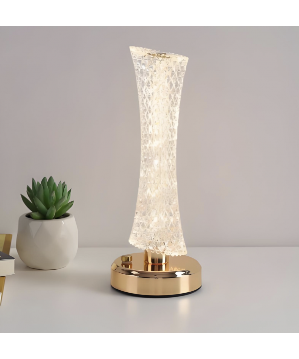 Modernus stalinis šviestuvas - 3 spalvų reguliuojamas LED naktinė lempa su USB įkrovimu