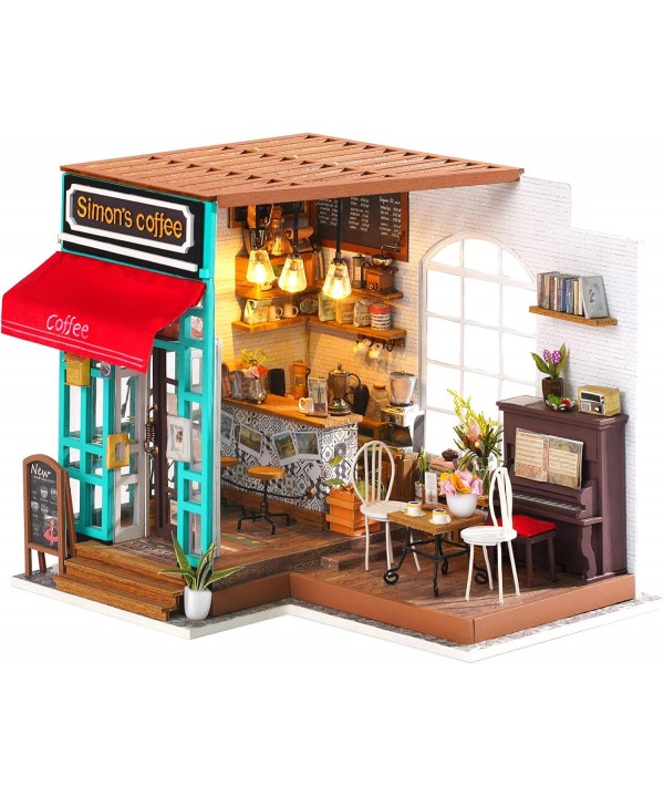 Mini namas 3D konstruktorius KAVINĖ Rolife Simon’s Coffee