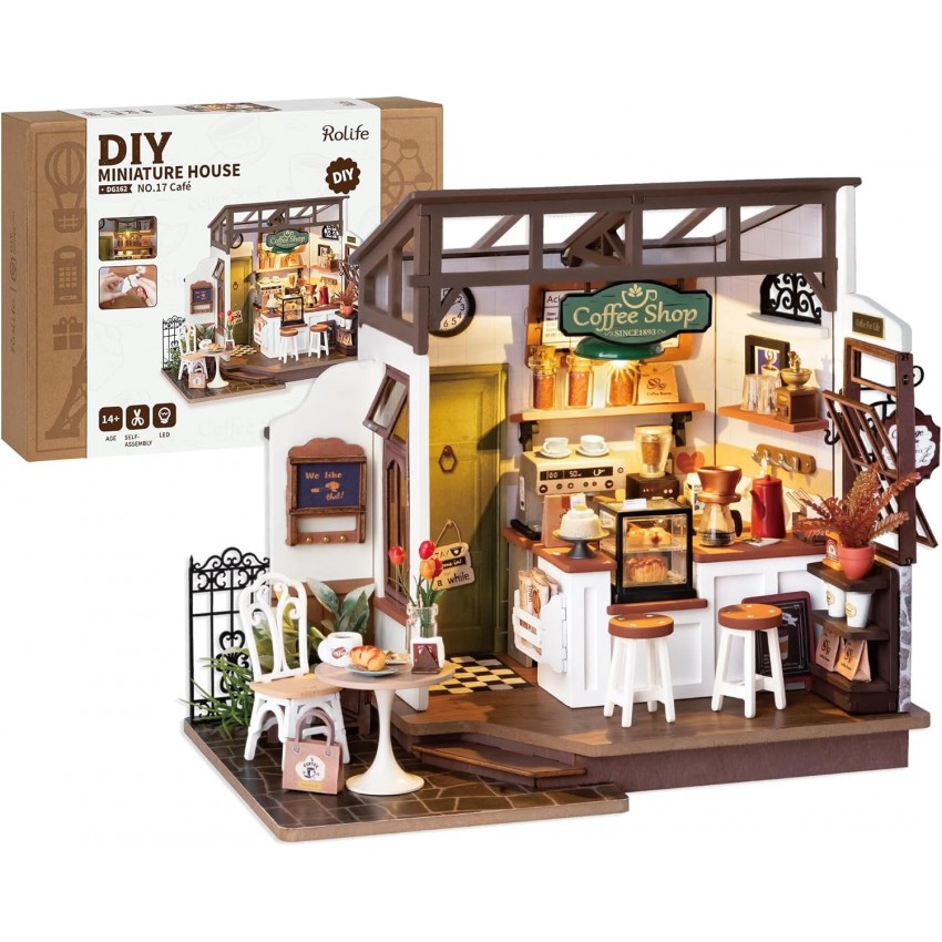 Mini namas 3D konstruktorius Kavinė Nr.17