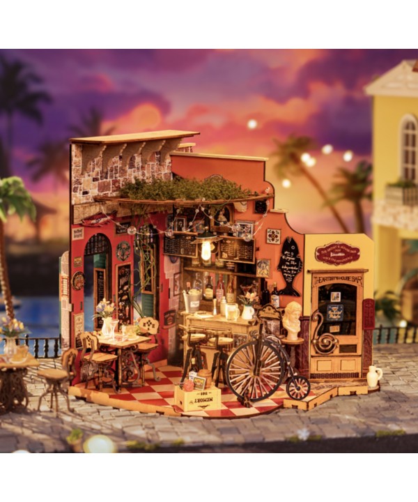 Mini namas 3D konstruktorius Rolife Cheers Bar & Dining