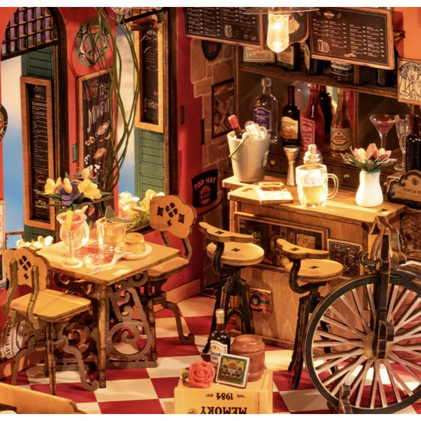 Mini namas 3D konstruktorius Rolife Cheers Bar & Dining