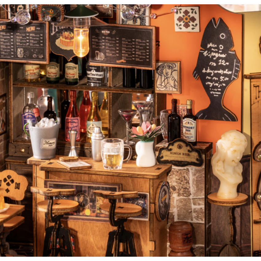 Mini namas 3D konstruktorius Rolife Cheers Bar & Dining