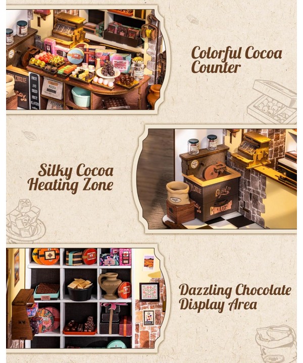 Mini namas 3D konstruktorius Henry's Chocolate