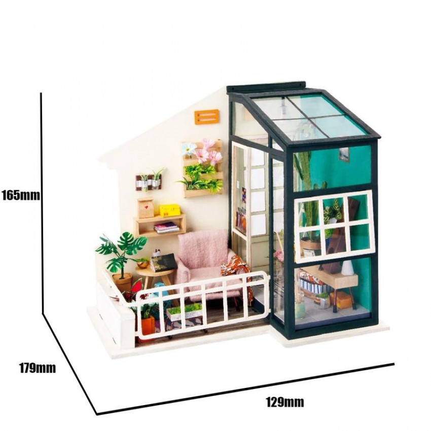 Mini namas 3D konstruktorius Svajonių balkonas