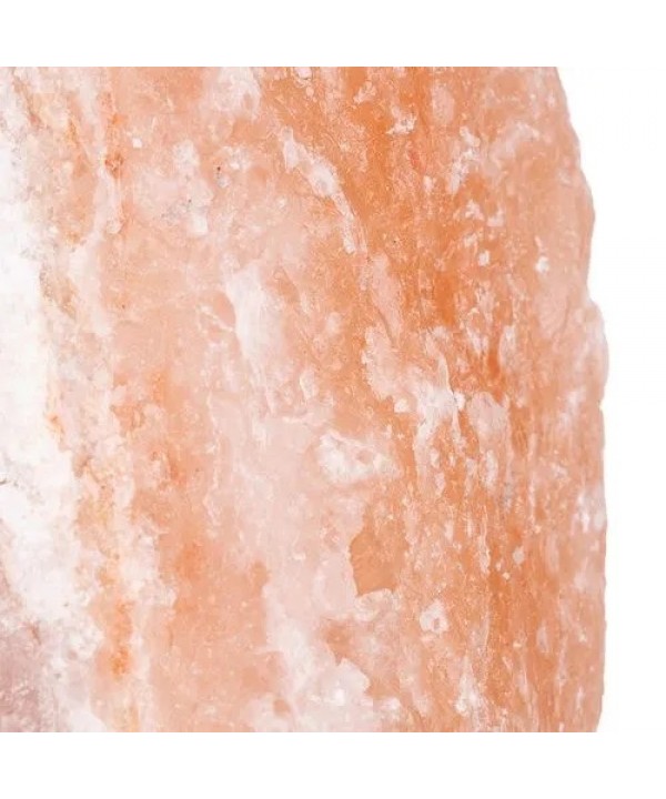 Natūralios Himalajų druskos lempa su reguliuojamu šviesos intensyvumu, jonizatorius, 3–5 kg, su lempute