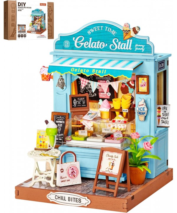 Mini namas 3D konstruktorius Gelato Stall
