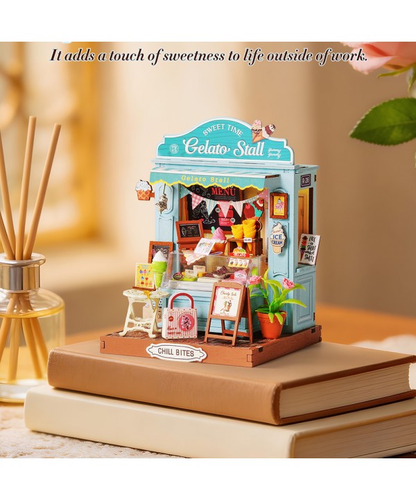 Mini namas 3D konstruktorius Gelato Stall