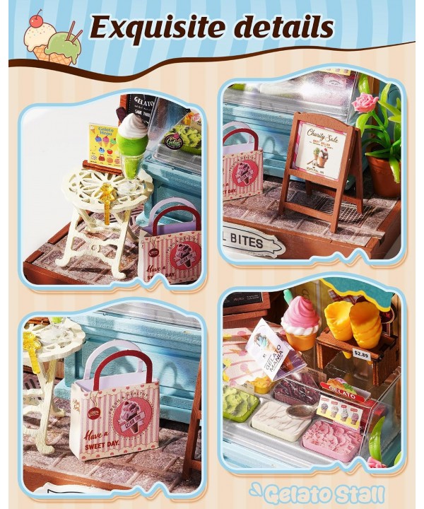 Mini namas 3D konstruktorius Gelato Stall