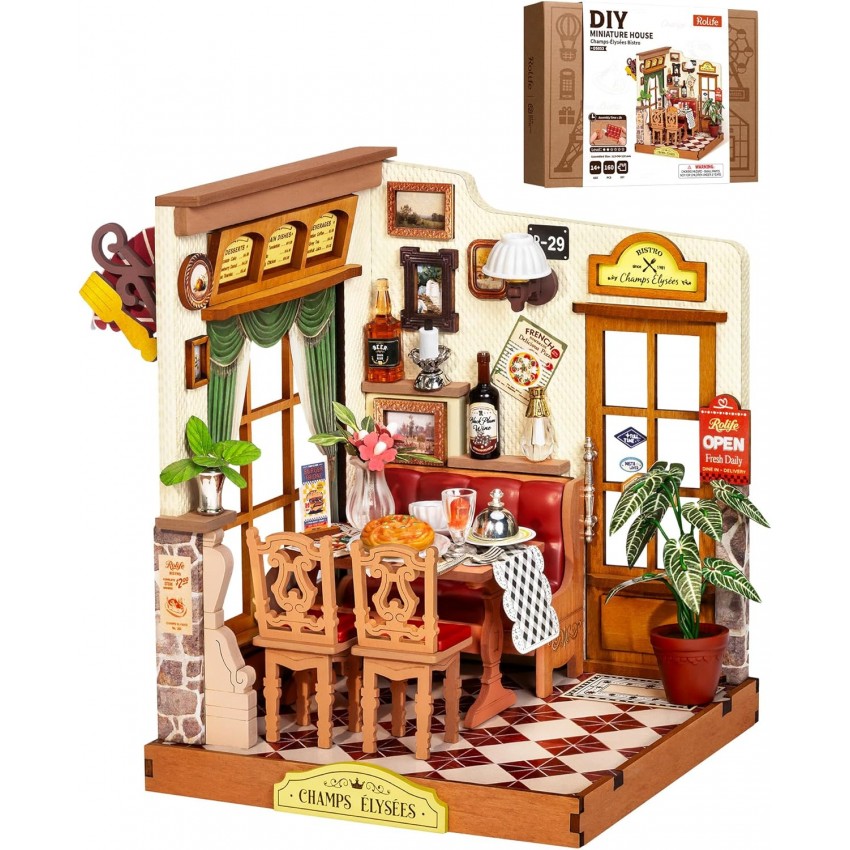 Mini namas 3D konstruktorius Champs-Élysées Bistro