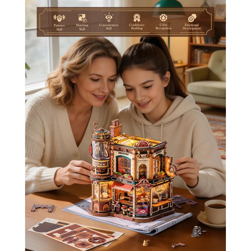 3D medinis mechaninis konstruktorius Dream Coffee Factory