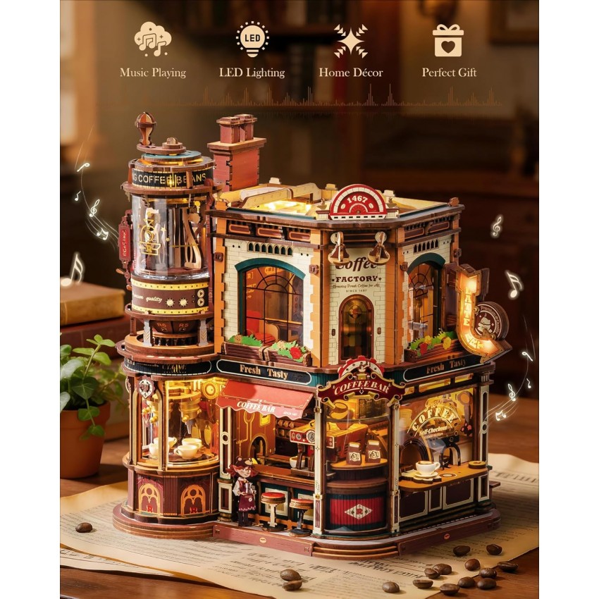 3D medinis mechaninis konstruktorius Dream Coffee Factory