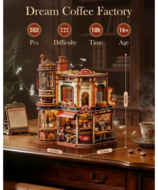 3D medinis mechaninis konstruktorius Dream Coffee Factory