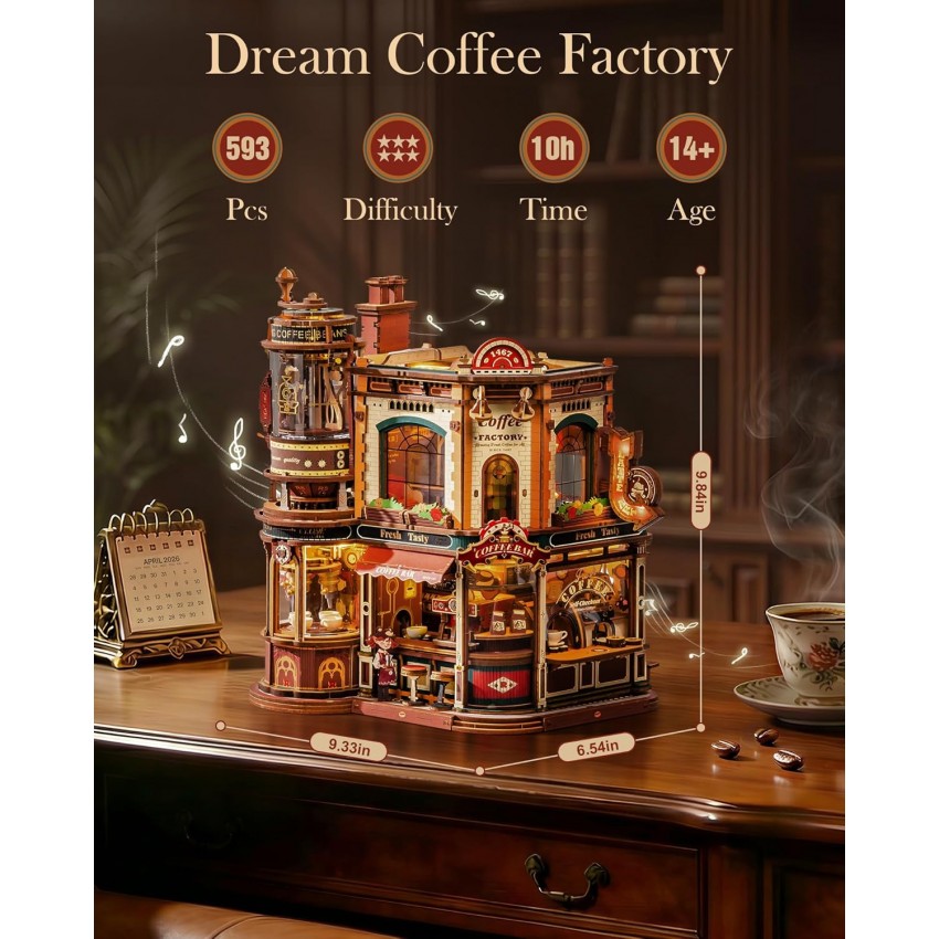 3D medinis mechaninis konstruktorius Dream Coffee Factory