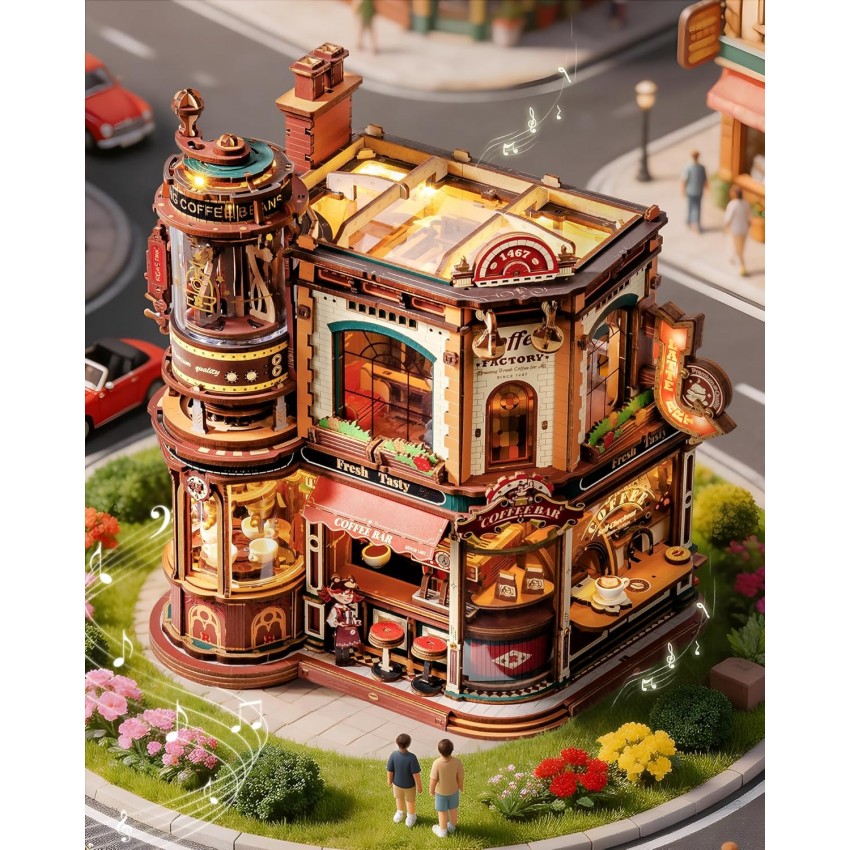 3D medinis mechaninis konstruktorius Dream Coffee Factory