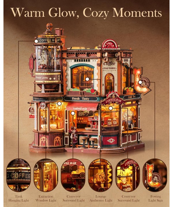 3D medinis mechaninis konstruktorius Dream Coffee Factory