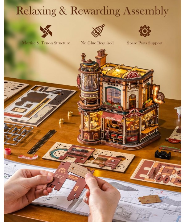 3D medinis mechaninis konstruktorius Dream Coffee Factory