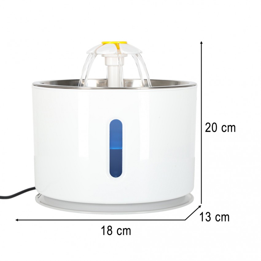 Automatinė girdykla-fontanas katėms ir šunims 2,4 l