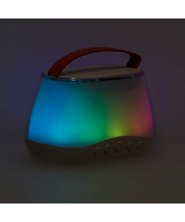 Karaoke rinkinys: Bluetooth kolonėlė su RGB LED apšvietimu ir 2 mikrofonai