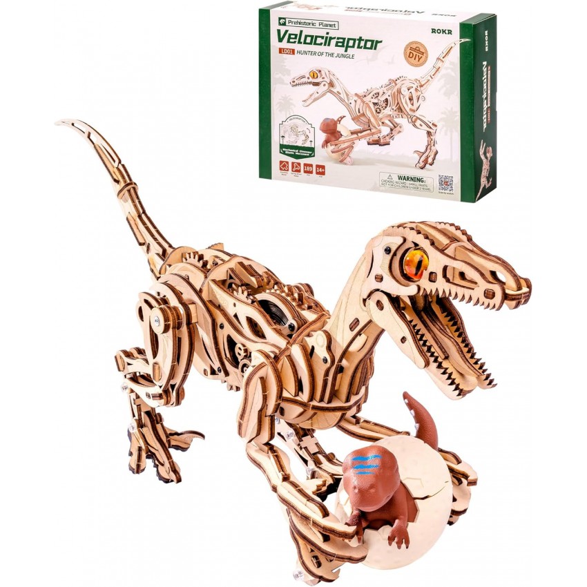 3D medinis mechaninis konstruktorius Velociraptor