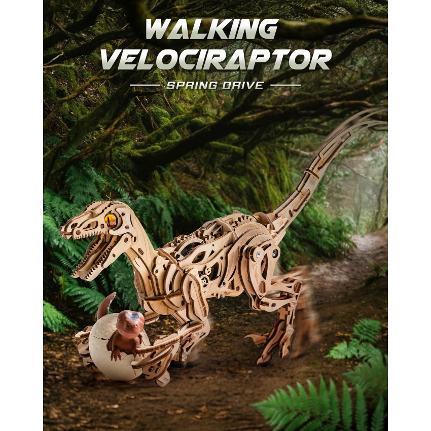 3D medinis mechaninis konstruktorius Velociraptor