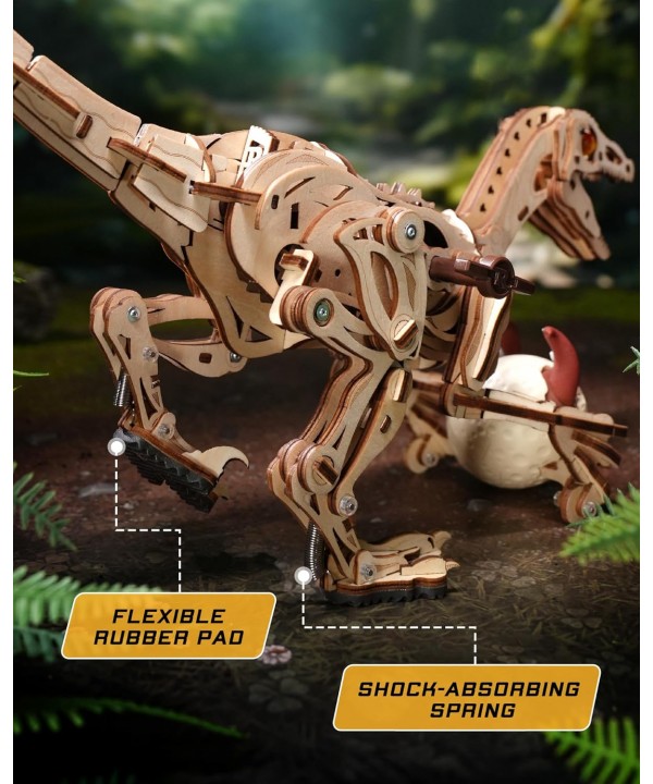 3D medinis mechaninis konstruktorius Velociraptor