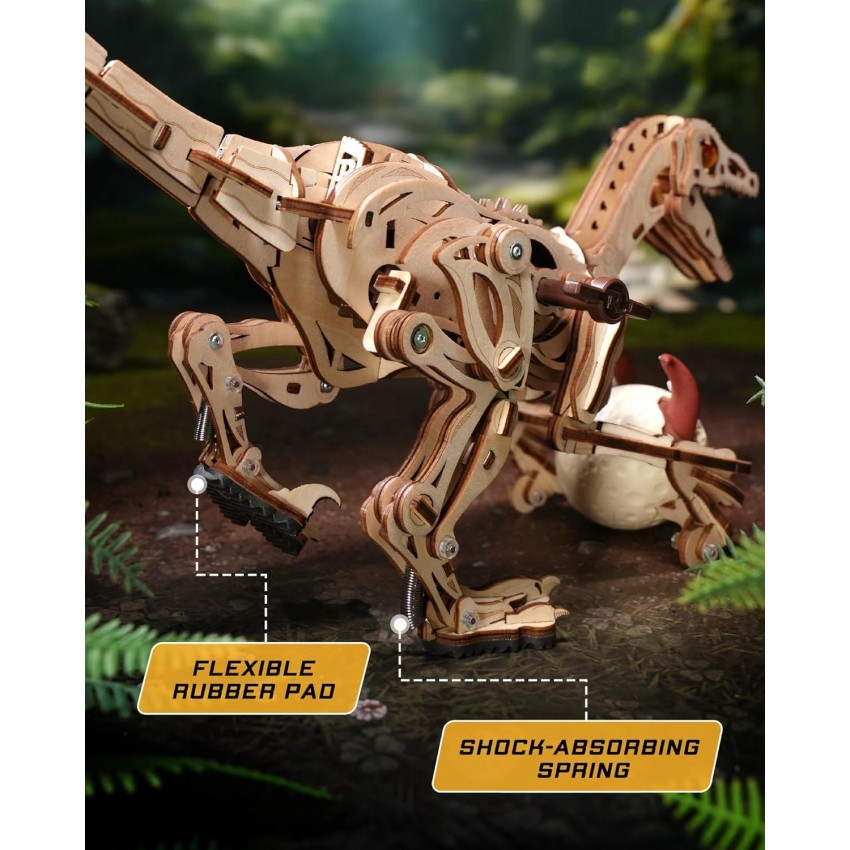3D medinis mechaninis konstruktorius Velociraptor