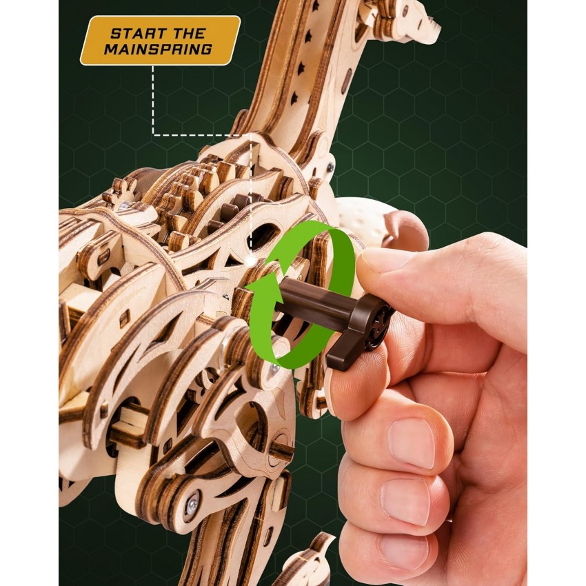 3D medinis mechaninis konstruktorius Velociraptor