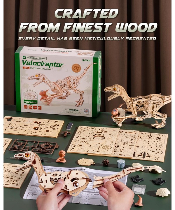 3D medinis mechaninis konstruktorius Velociraptor