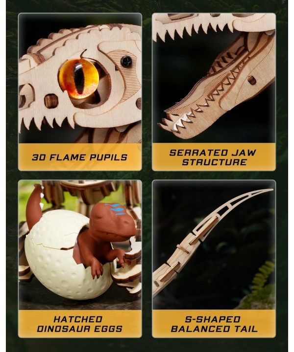 3D medinis mechaninis konstruktorius Velociraptor