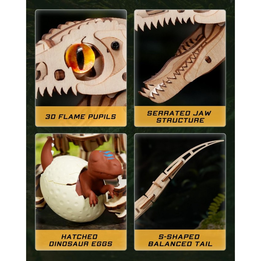 3D medinis mechaninis konstruktorius Velociraptor