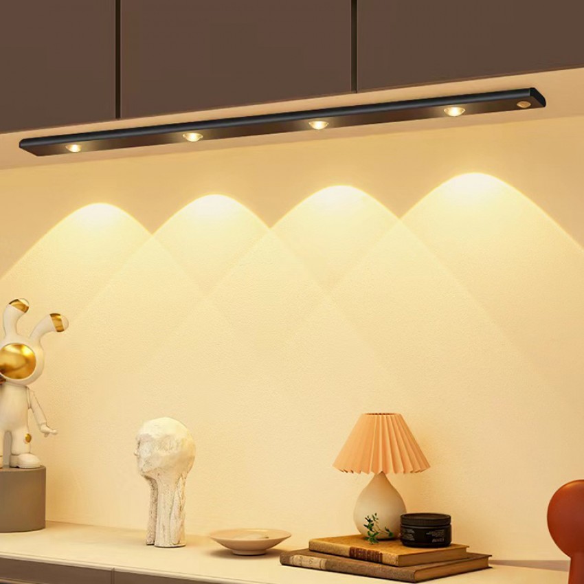 Magnetinis LED įkraunamas šviestuvas su judesio davikliu (60 cm)