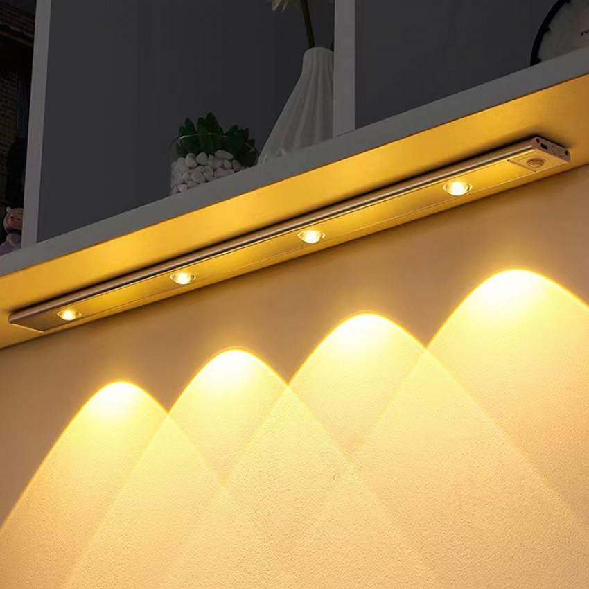 Magnetinis LED įkraunamas šviestuvas su judesio davikliu (60 cm)