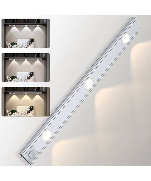 Magnetinis LED įkraunamas šviestuvas su judesio davikliu (40 cm)