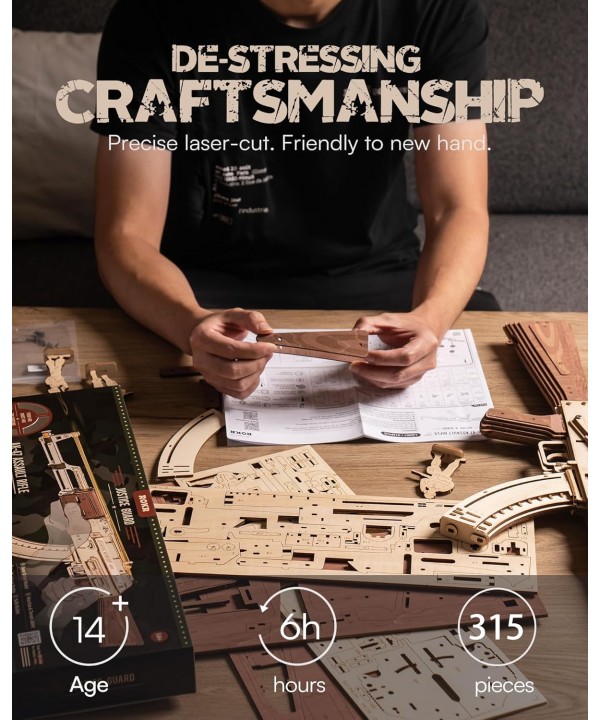 3D medinis mechaninis konstruktorius GINKLAS AK-47